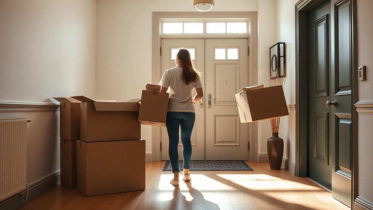Mudanza a una vivienda nueva con cambio de cerradura